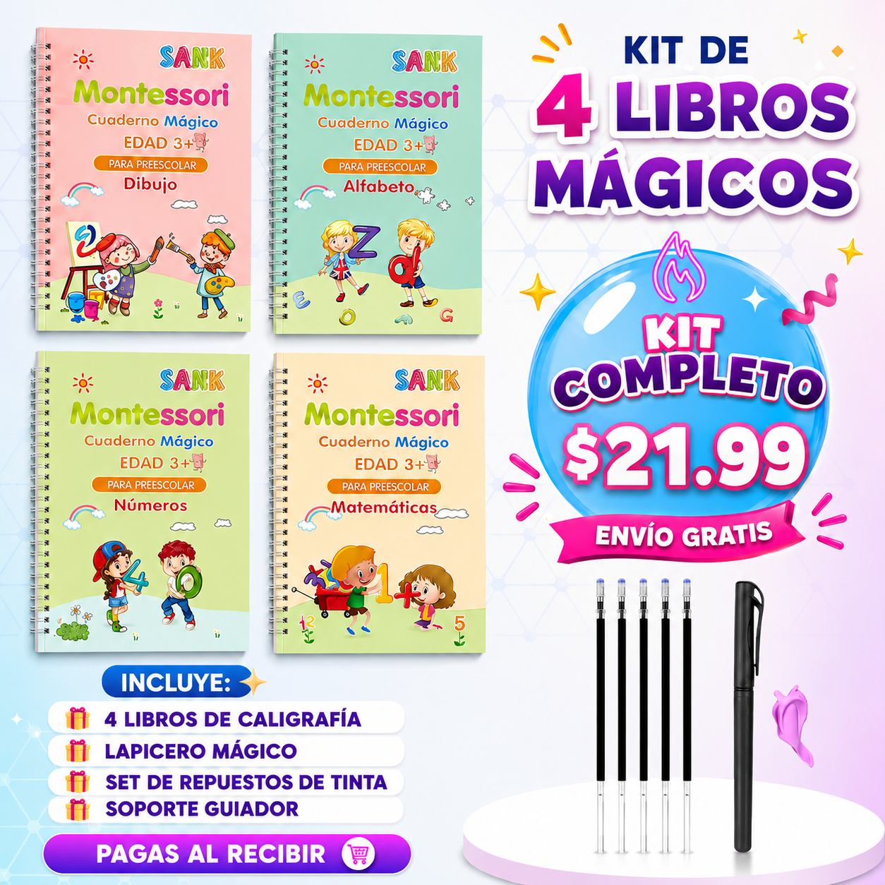 KITS MÁGICOS DE CALIGRAFÍA